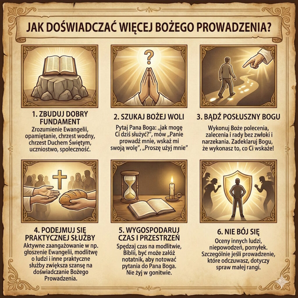 Jak doświadczać więcej Bożego Prowadzenia