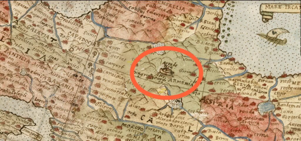 Mapa Urbano Monte Arka Noego