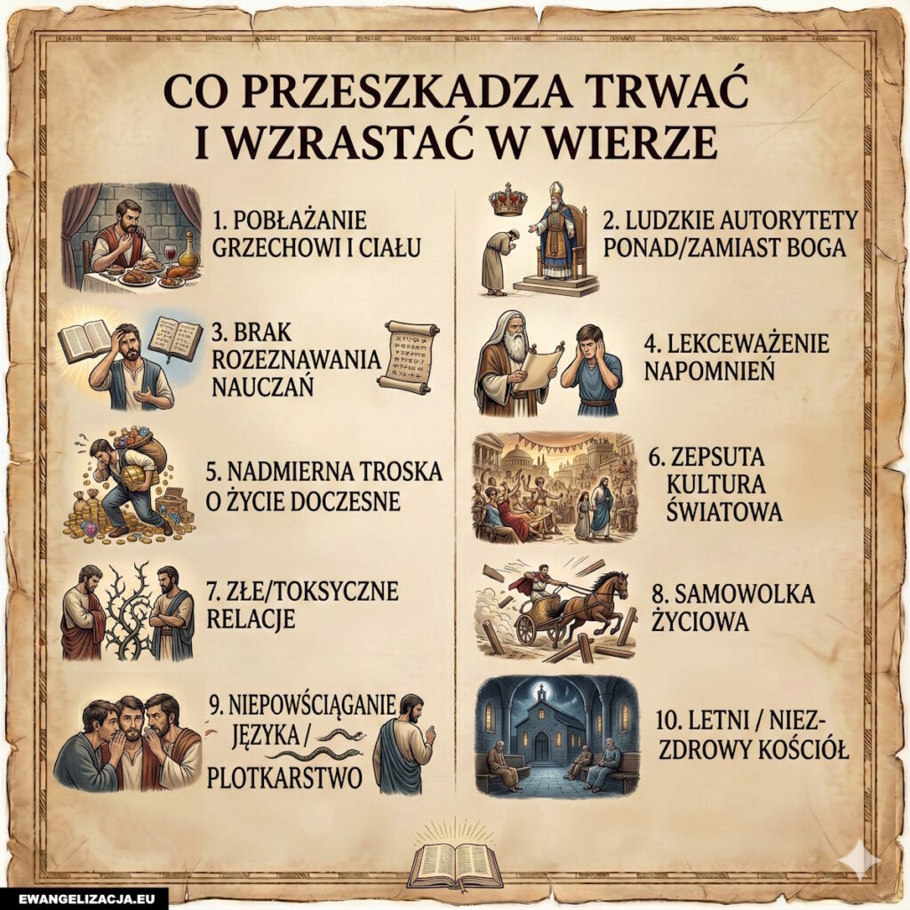 Co przeszkadza Trwać