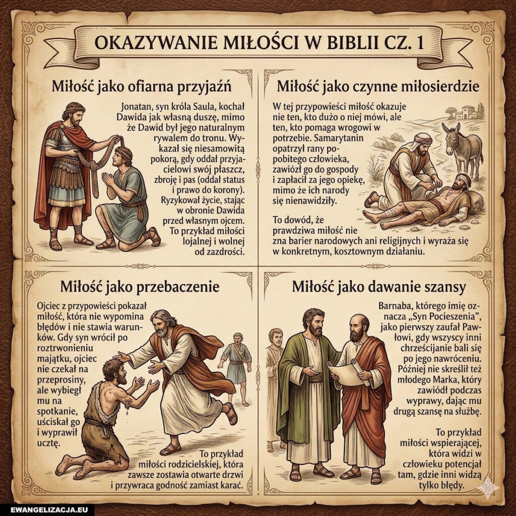 Okazywanie miłości w Biblii