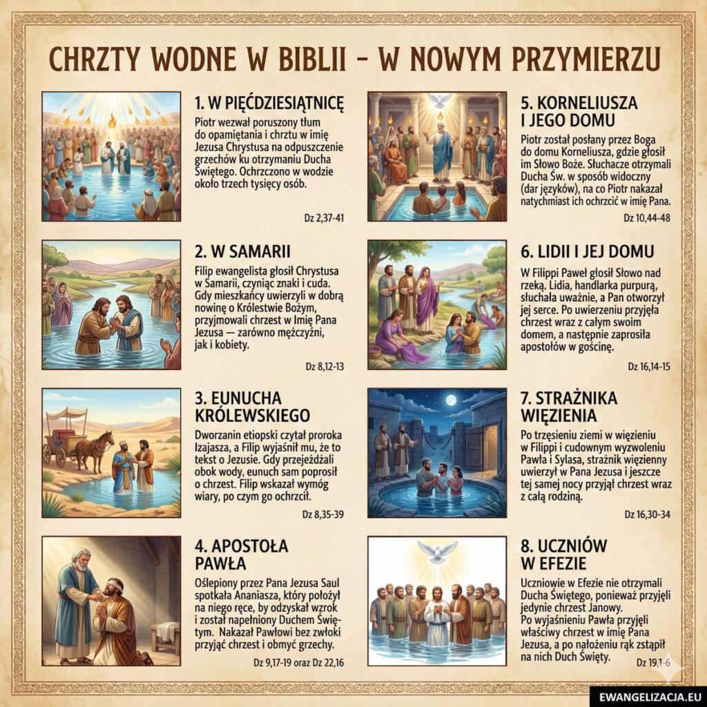 chrzty w Biblii